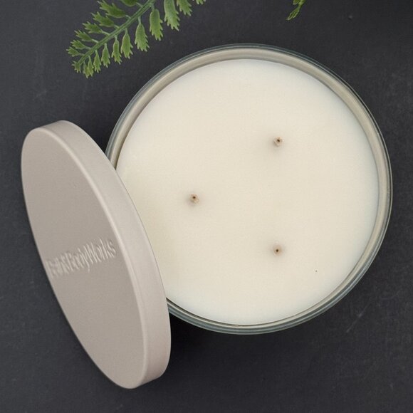 BBW Sunrise Woods Bath & Body Works 3 Wick Candle - Picture 6 of 10